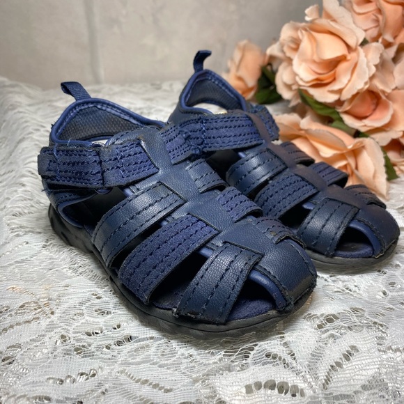 Carter's Jupiter Navy Toddler Boys Sandals